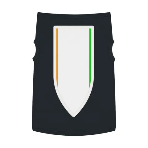 Côte d’Ivoire Orange White Green Pet Tank Top — front view