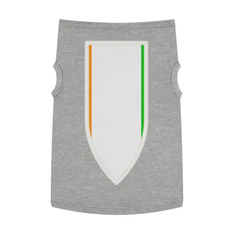 Côte d’Ivoire Orange White Green Pet Tank Top — front view