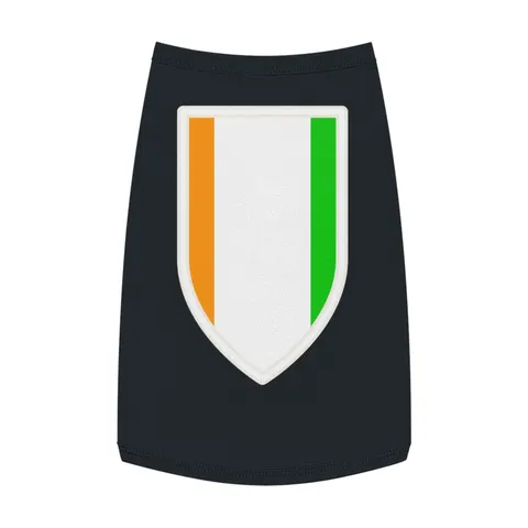Côte d’Ivoire Orange White Green Pet Tank Top — front view