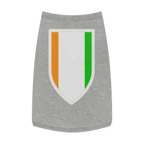 Côte d’Ivoire Orange White Green Pet Tank Top — front view