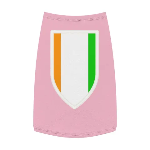 Côte d’Ivoire Orange White Green Pet Tank Top — front view