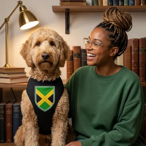 Jamaica Gold Cross Pet Tank Top
