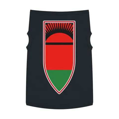 Malawi Rising Sun Pet Tank Top — front view