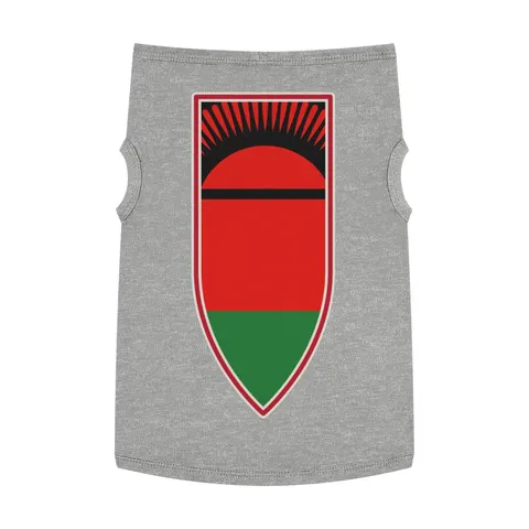 Malawi Rising Sun Pet Tank Top — front view