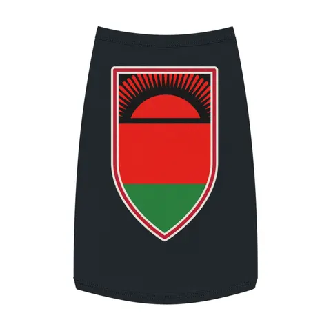 Malawi Rising Sun Pet Tank Top — front view