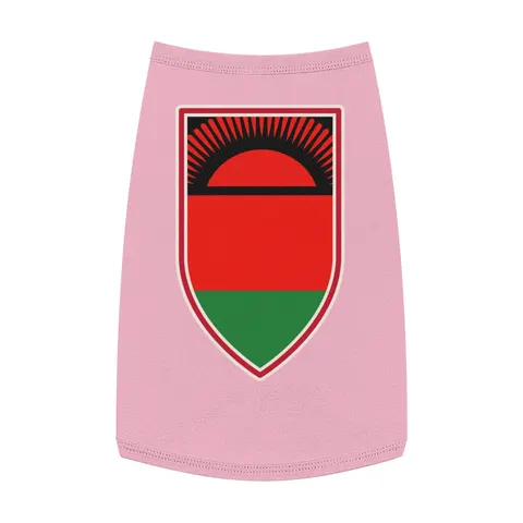 Malawi Rising Sun Pet Tank Top — front view