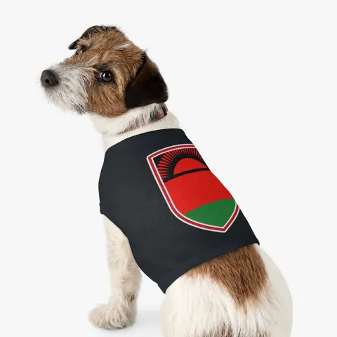 Malawi Rising Sun Pet Tank Top — other view
