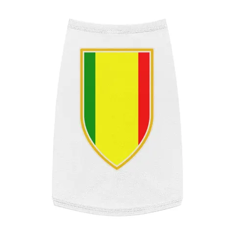 Mali Green Yellow Red Pet Tank Top — front view