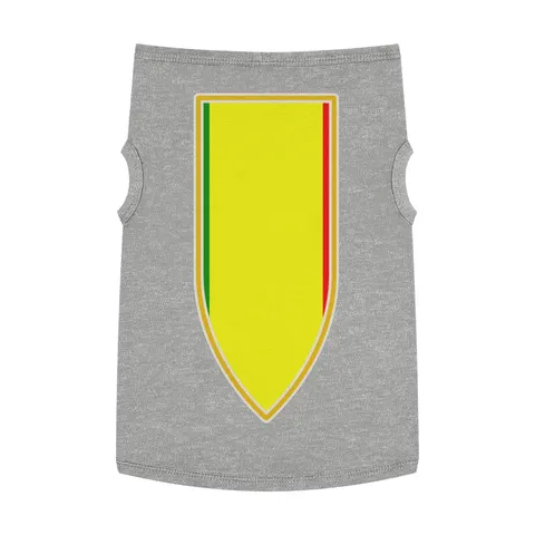 Mali Green Yellow Red Pet Tank Top — front view