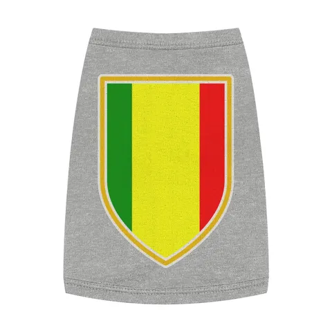 Mali Green Yellow Red Pet Tank Top — front view