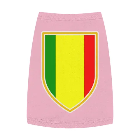Mali Green Yellow Red Pet Tank Top — front view