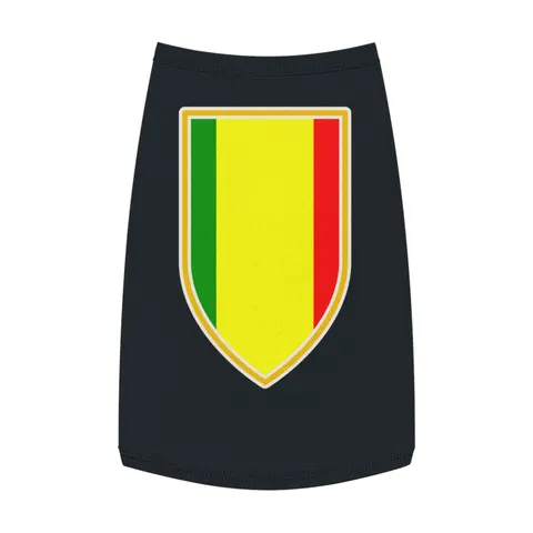 Mali Green Yellow Red Pet Tank Top — front view