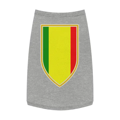 Mali Green Yellow Red Pet Tank Top — front view