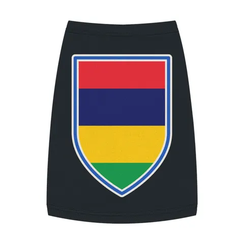 Mauritius Color Bands Pet Tank Top — front view