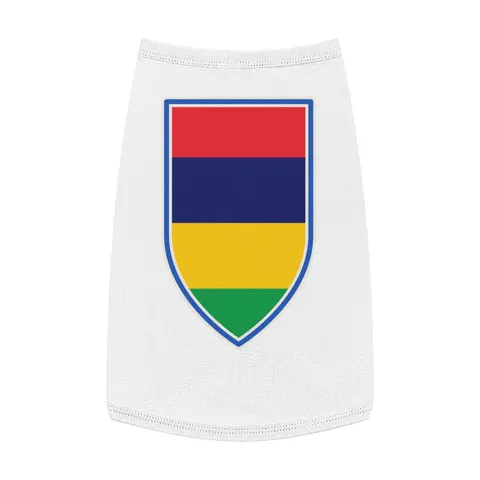 Mauritius Color Bands Pet Tank Top — front view