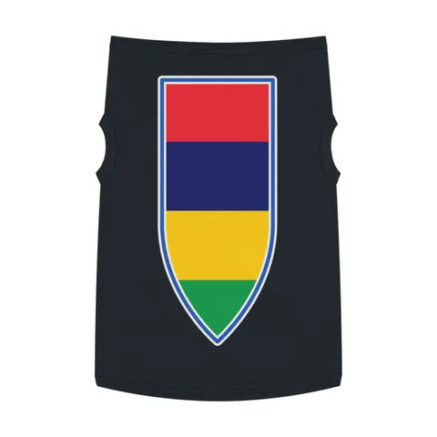 Mauritius Color Bands Pet Tank Top — front view