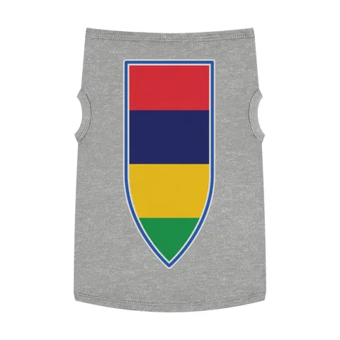Mauritius Color Bands Pet Tank Top — front view