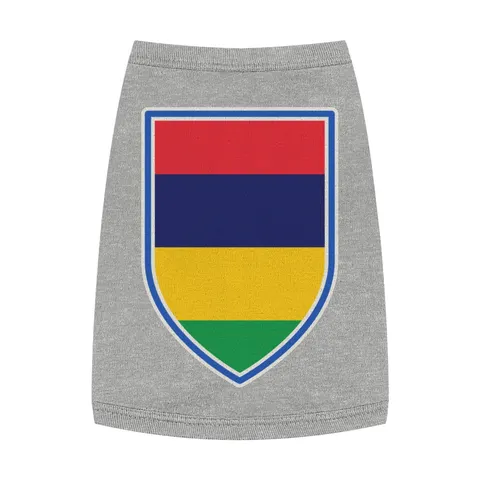 Mauritius Color Bands Pet Tank Top — front view