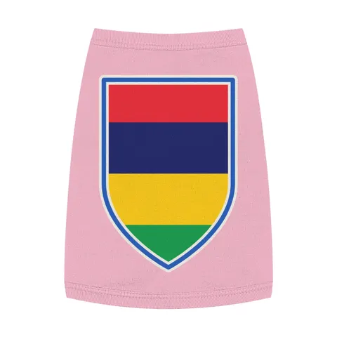 Mauritius Color Bands Pet Tank Top — front view