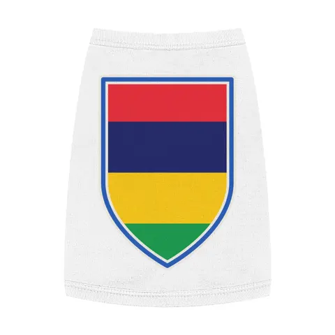 Mauritius Color Bands Pet Tank Top — front view