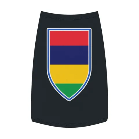 Mauritius Color Bands Pet Tank Top — front view