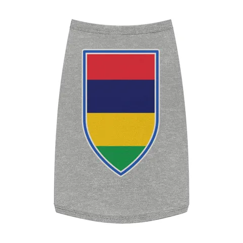 Mauritius Color Bands Pet Tank Top — front view