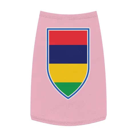 Mauritius Color Bands Pet Tank Top — front view