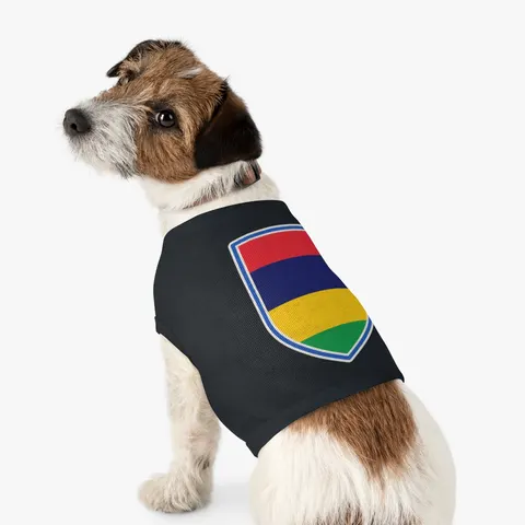 Mauritius Color Bands Pet Tank Top — other view