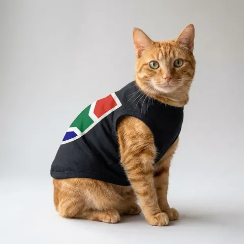 South Africa Rainbow Y Pattern Pet Tank Top