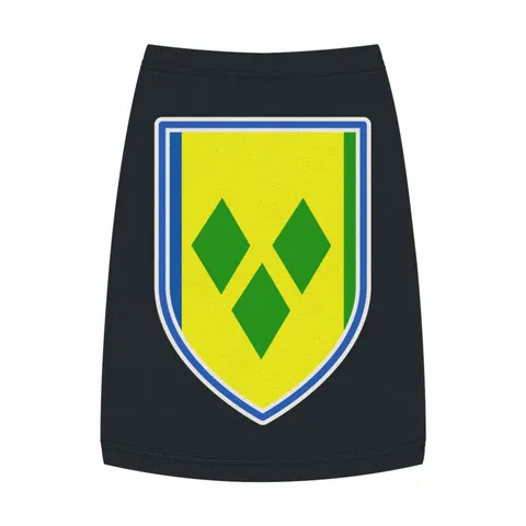 St. Vincent & Grenadines Diamonds Pet Tank Top — front view