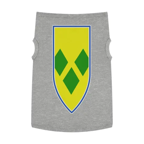 St. Vincent & Grenadines Diamonds Pet Tank Top — front view