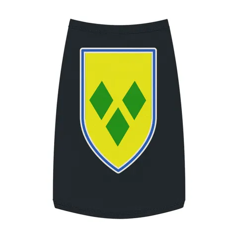 St. Vincent & Grenadines Diamonds Pet Tank Top — front view