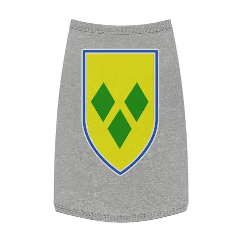St. Vincent & Grenadines Diamonds Pet Tank Top — front view