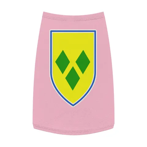 St. Vincent & Grenadines Diamonds Pet Tank Top — front view