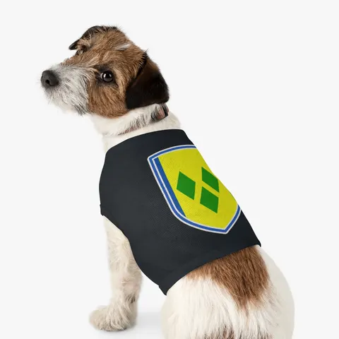 St. Vincent & Grenadines Diamonds Pet Tank Top — other view