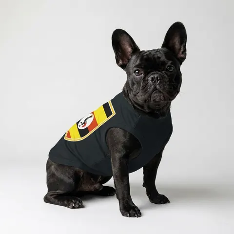 Uganda Black Yellow Red Bands Pet Tank Top