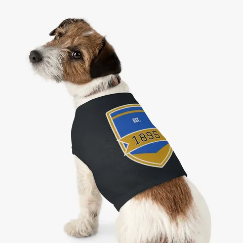Fort Valley State 1895 Blue & Gold Pet Tank Top — other view