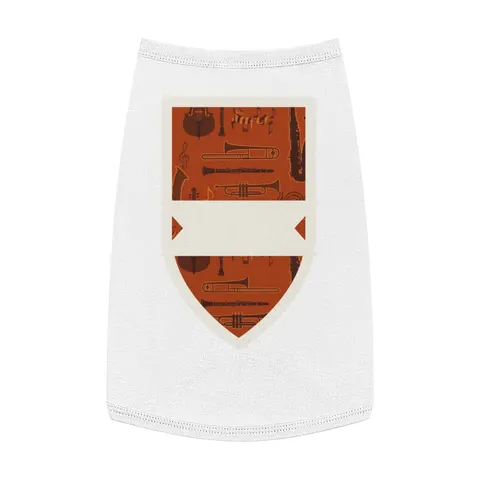 Harlem Jazz Silhouettes Pet Tank Top — front view