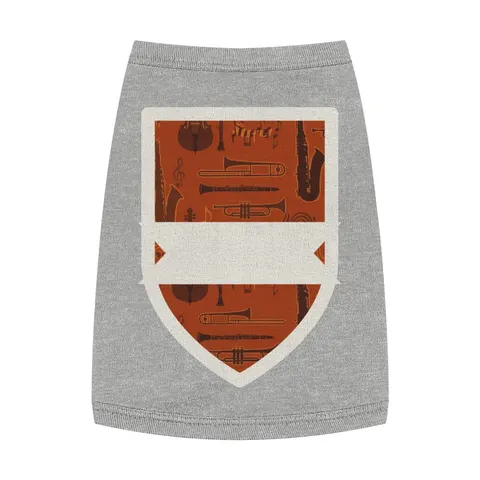 Harlem Jazz Silhouettes Pet Tank Top — front view