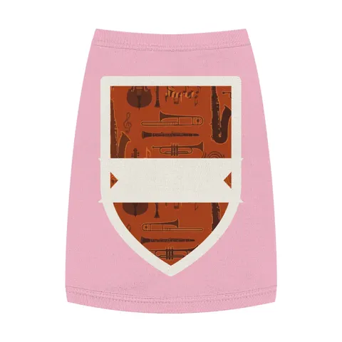 Harlem Jazz Silhouettes Pet Tank Top — front view