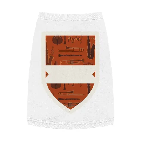 Harlem Jazz Silhouettes Pet Tank Top — front view