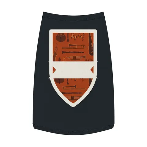 Harlem Jazz Silhouettes Pet Tank Top — front view