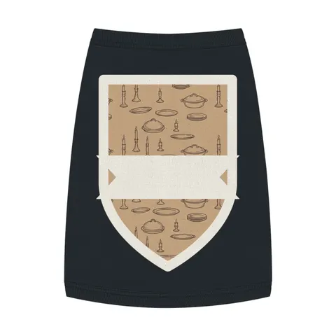 Holiday Family Dinner Icons Pet Tank Top — front view