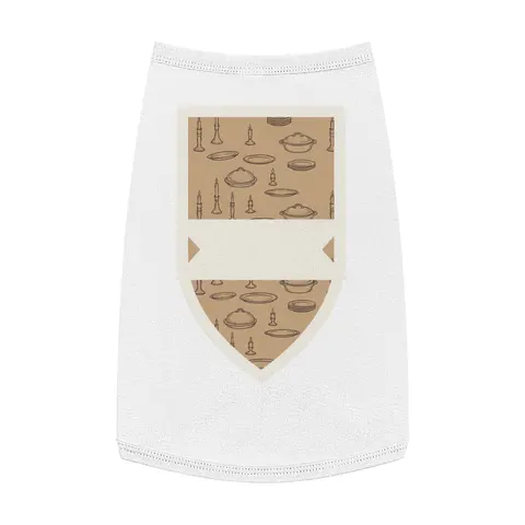 Holiday Family Dinner Icons Pet Tank Top — front view