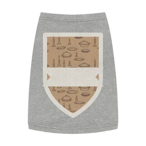 Holiday Family Dinner Icons Pet Tank Top — front view