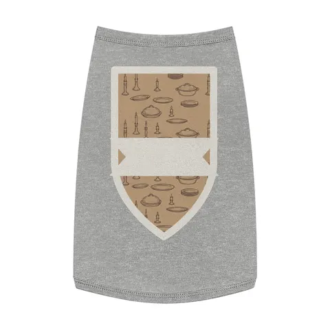 Holiday Family Dinner Icons Pet Tank Top — front view