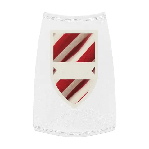 Holiday Candy Cane Twist Pet Tank Top — front view
