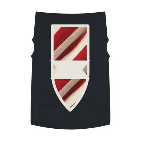 Holiday Candy Cane Twist Pet Tank Top — front view