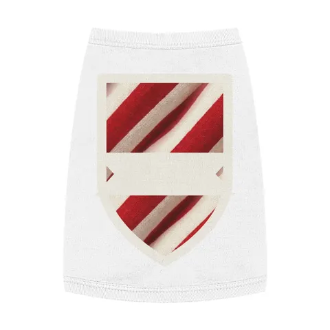 Holiday Candy Cane Twist Pet Tank Top — front view
