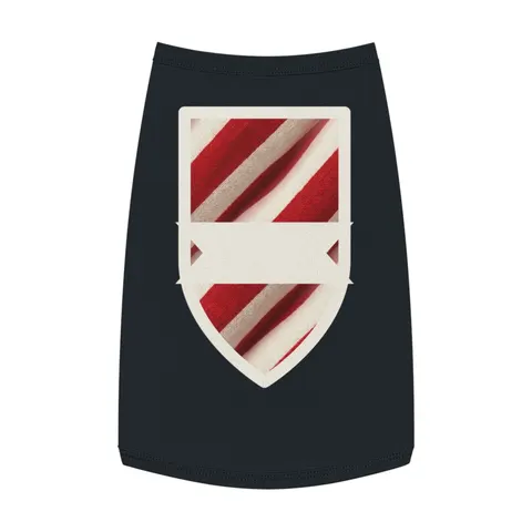 Holiday Candy Cane Twist Pet Tank Top — front view